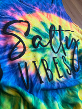 Load image into Gallery viewer, Salty Vibes PUFF Tie Dye Tank (SHIP DATE 6/14)