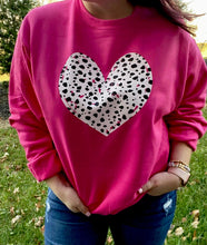 Load image into Gallery viewer, Dotted Heart Sweatshirt - RTS