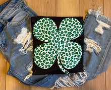 Load image into Gallery viewer, Leopard Print Shamrock - RTS